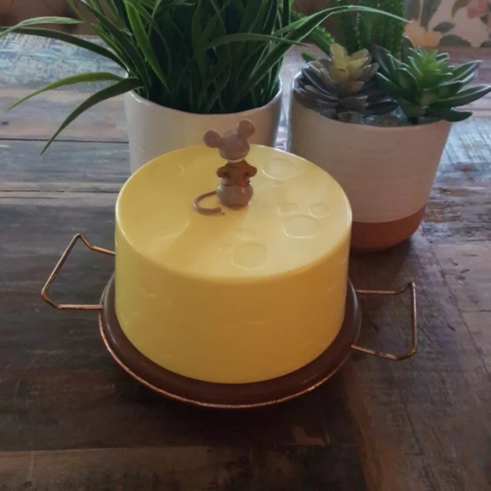 Vintage Cheese Keeper Mid Century Modern Mouse
